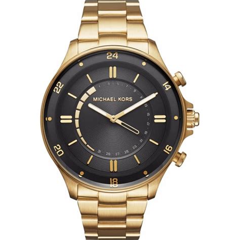 michael kors access men's reid black ip hybrid smartwatch|Introducing: The Access Hybrid Smartwatches, A New .